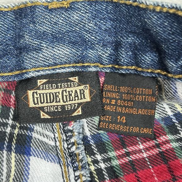 Guide Gear Flannel Lined Jeans Women's 14 Super Heavy Duty Blue Denim Classic - Picture 13 of 14